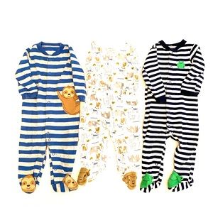 Baby Boy 9 month Sleepers (3)